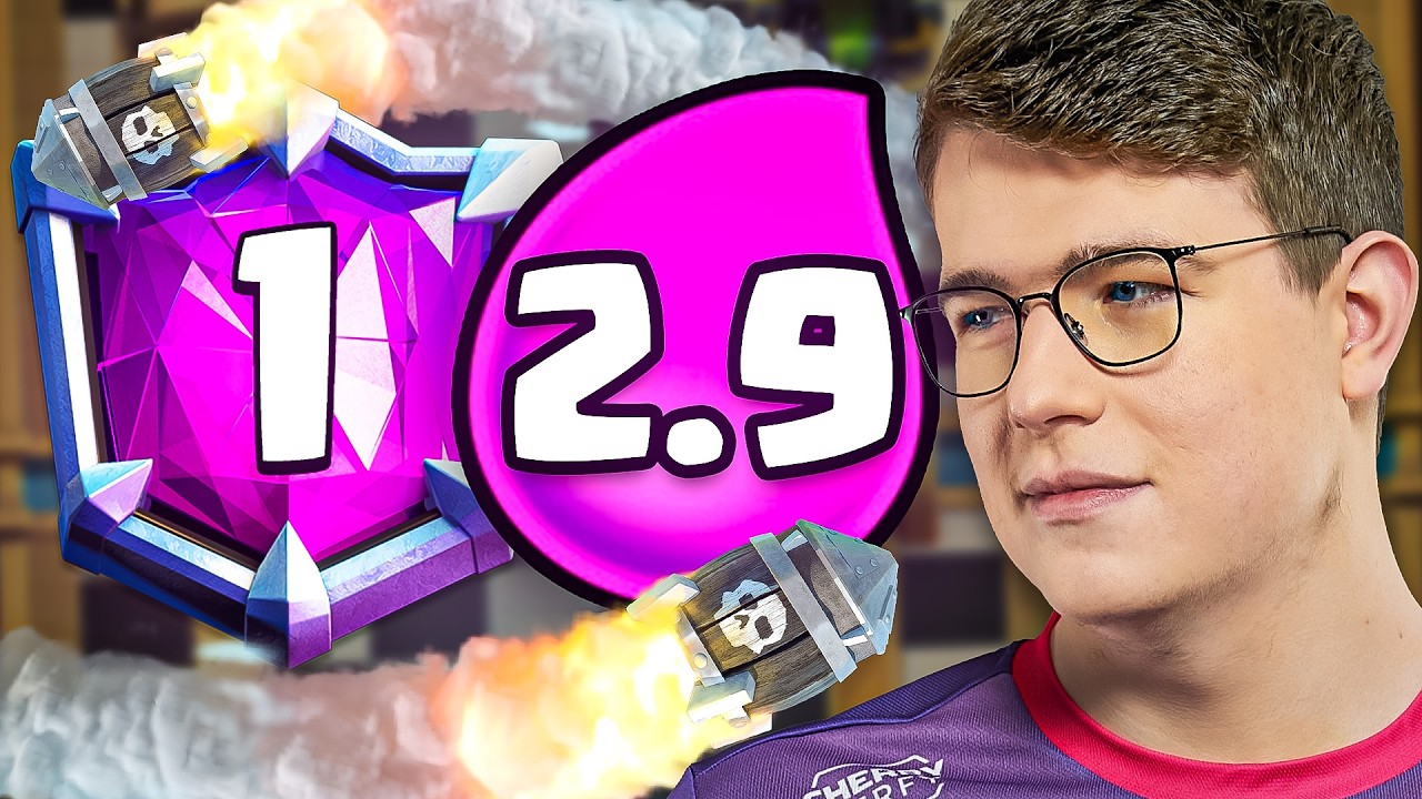 😱🥇PLATZ 1 der WELT mit 2.9 RAKETEN CYCLE... (100% SKILL)  | Clash Royale Deutsch