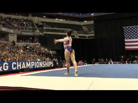 Aly Raisman – Floor Exercise – 2015 P&G Championships – Sr. Women Day 2