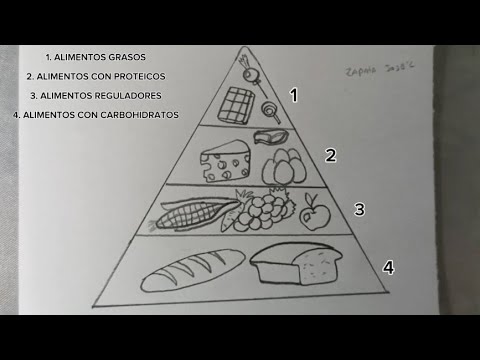 Food Pyramid Drawing Balanced Diet Food Pyramid Drawing Read description