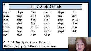 First Grade Phonics Unit 2 Week 3 Chart 2