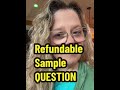 Can someone answer this pls? I bet AmyJackson9213 knows! 🥳 #refundablesamples #samples #tiktokshop