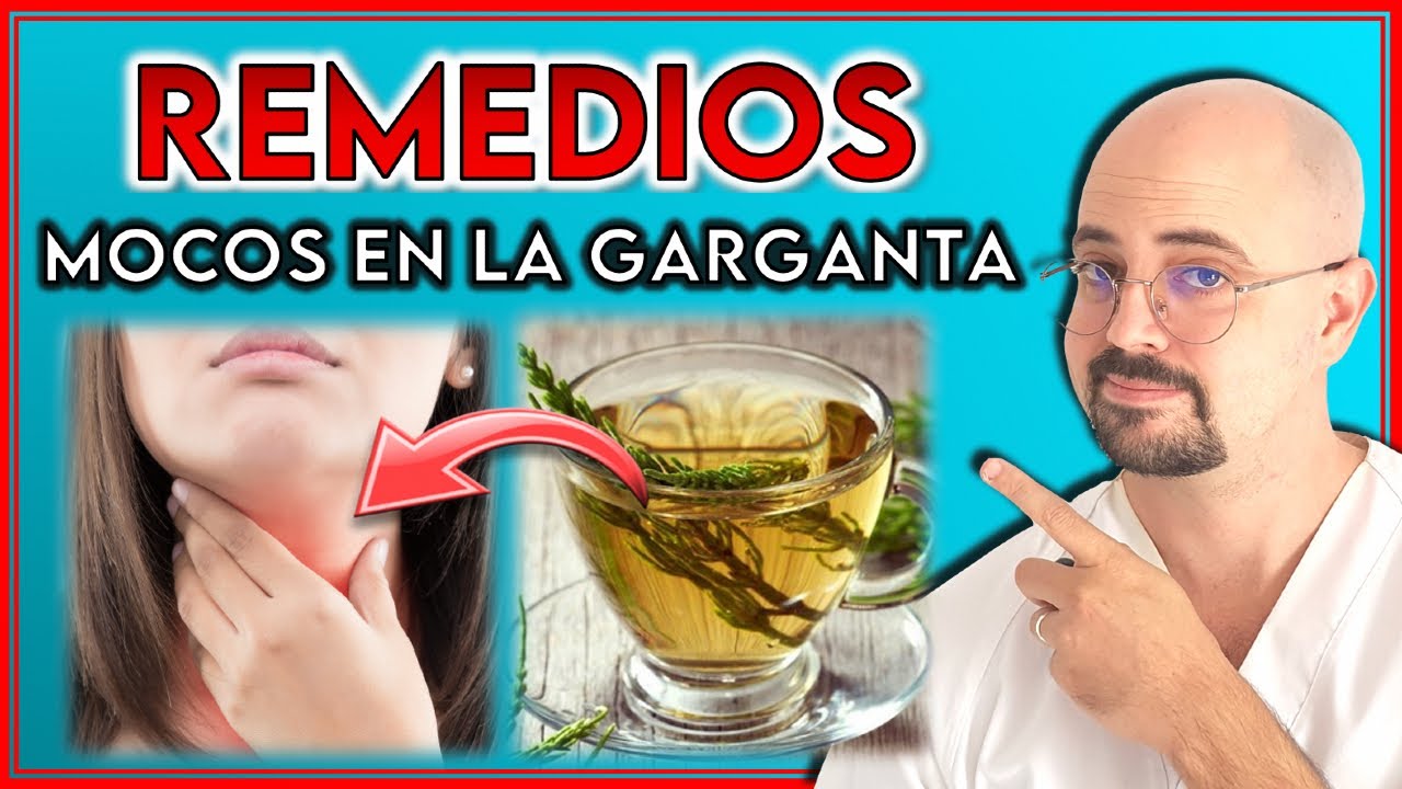 ¿PORQUE tienes MOCOS o DOLOR DE GARGANTA? SOLUCIONES 100 EFICACES