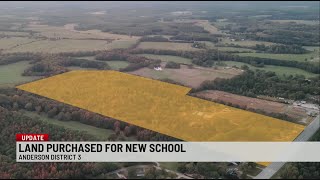 Anderson District 3 plans for new school