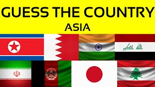 GUESS THE COUNTRY BY THE FLAG - ASIA EDITION | GUESS THE COUNTRY QUIZ
