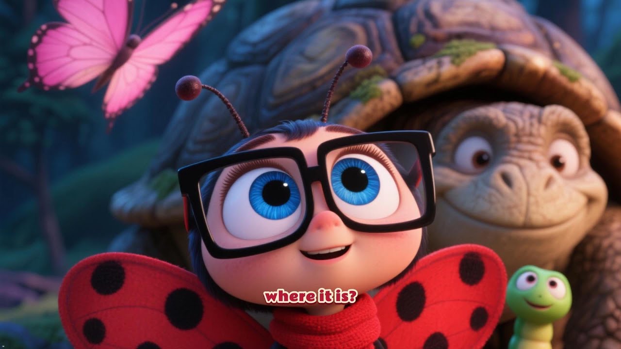 🐞💖The Whispering Waterfall — A Calm Adventure with Ruby, Zizi & Puffy | Kids Bedtime Story🌟