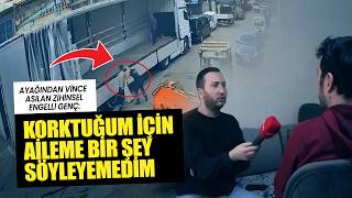 Ayağından vince asılan zihinsel engelli Hamza: Çekindim, aileme bile anlatamadım