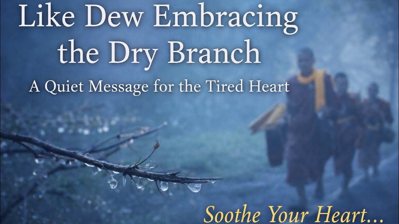“Like Dew Embracing the Dry Branch — A Quiet Message for the Tired Heart”