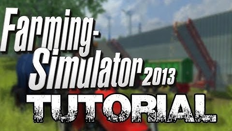 Farming Simulator 2013 - Tutorials Part 2 Square & Round Bales Transportation Chopping Corn & Potatoes