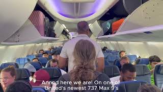 Storm Dodging | United Airlines 737 Max 9 Flight Review MCO - IAD