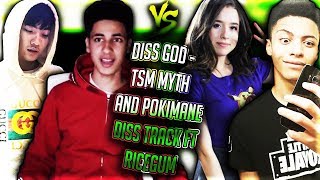 Diss God - TSM Myth & Pokimane DISS TRACK Sneak Peak ft RiceGum (Poki & Myth Cook RiceGum Reaction)