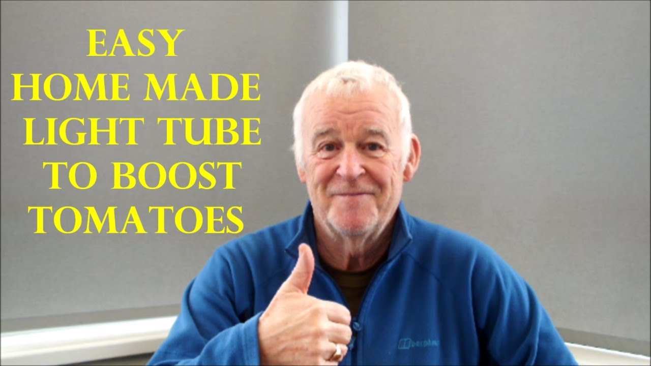 Выращивайте помидоры! Сделайте БЕСПЛАТНУЮ лампу-трубку. Вы можете сделать её ещё до чаепития. Улу...