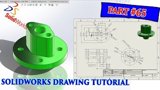 Part 65 || SOLIDWORKS DRAWING TUTORIAL #65