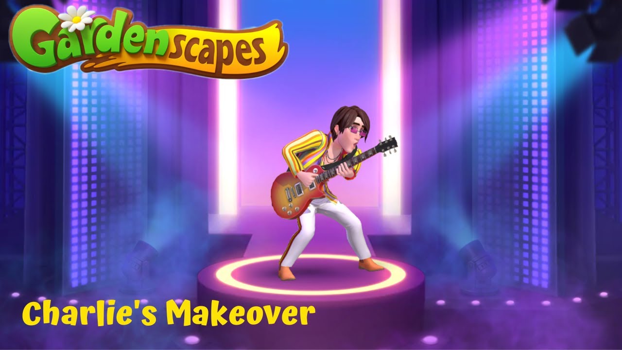 Gardenscapes Show Charlie's Makeover Gameplay YouTube