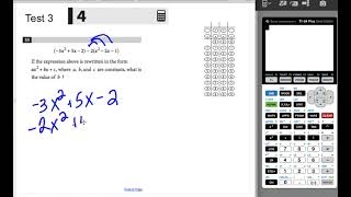 SAT Prep Test 3 Section 4 Problem 33