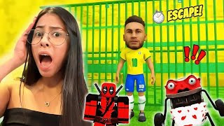 ESCAPE DA PRISÃO DO NEYMAR NO ROBLOX...DEU RUIM😱