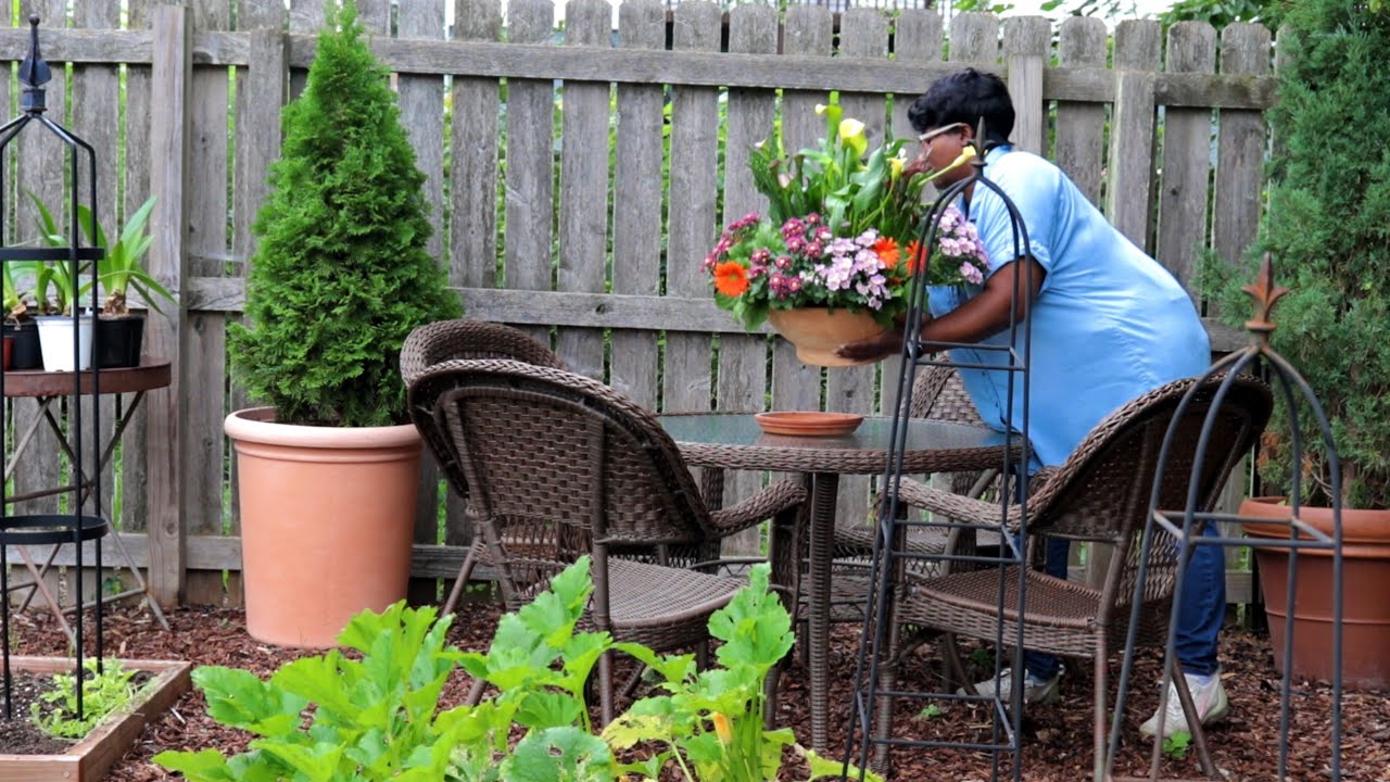 Fall Container : Massive Load Of My Flower Pots : Home Depot : Pottery Organizing | Garden Queen