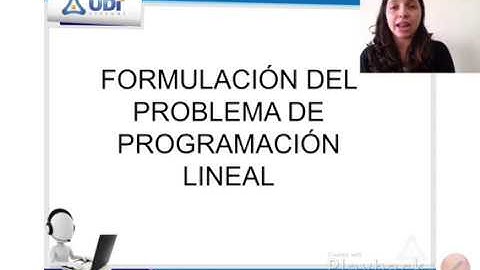 Formulación problema de Programacion Lineal