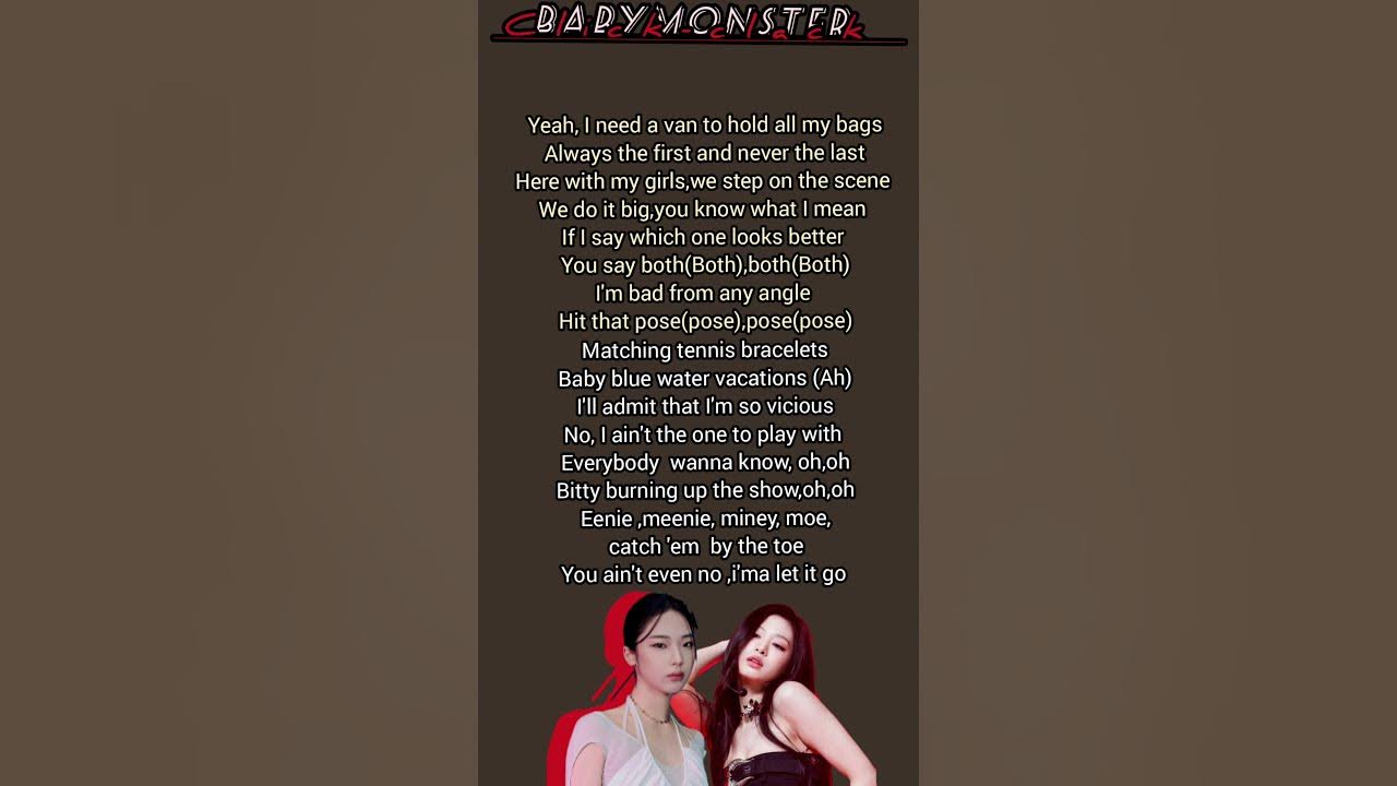 Babymonster [Click-clack] Ahyeon and Ruka rap part