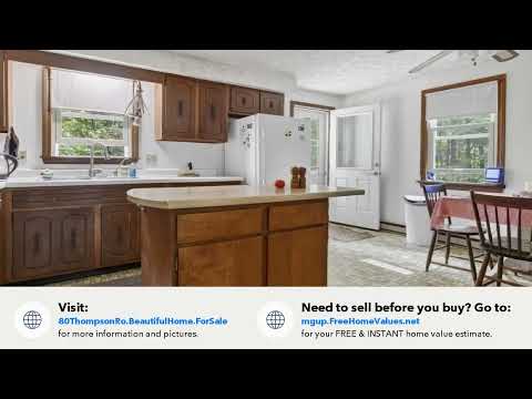 80 Thompson Road, Arundel, ME home video tour