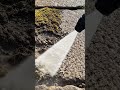 Satisfying Moss Blasting! Power Washer ASMR 💦🟢 #Shorts #PowerWashing