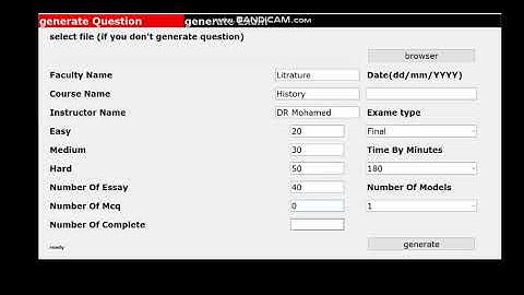 Demo for Automatic Question Generation Model
