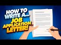 PAANO GUMAWA NG APPLICATION LETTER?  HOW TO WRITE ...