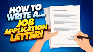 Writing a Job Application Letter! (4 TIPS, Words & Phrases + JOB APPLICATION LETTER TEMPLATES!) screenshot 2