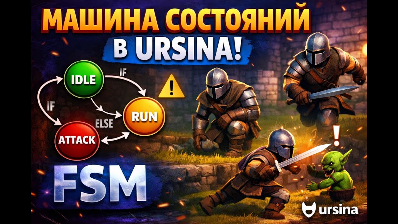 Применение машины состояний(FSM) для переходов анимации персонажа