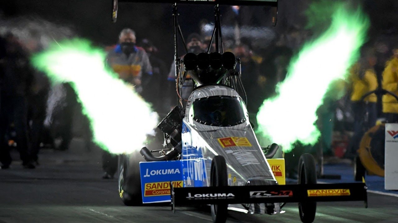 Incredible Top Fuel Dragster Start up ! Acceleration ! Throttle Whack and - YouTube