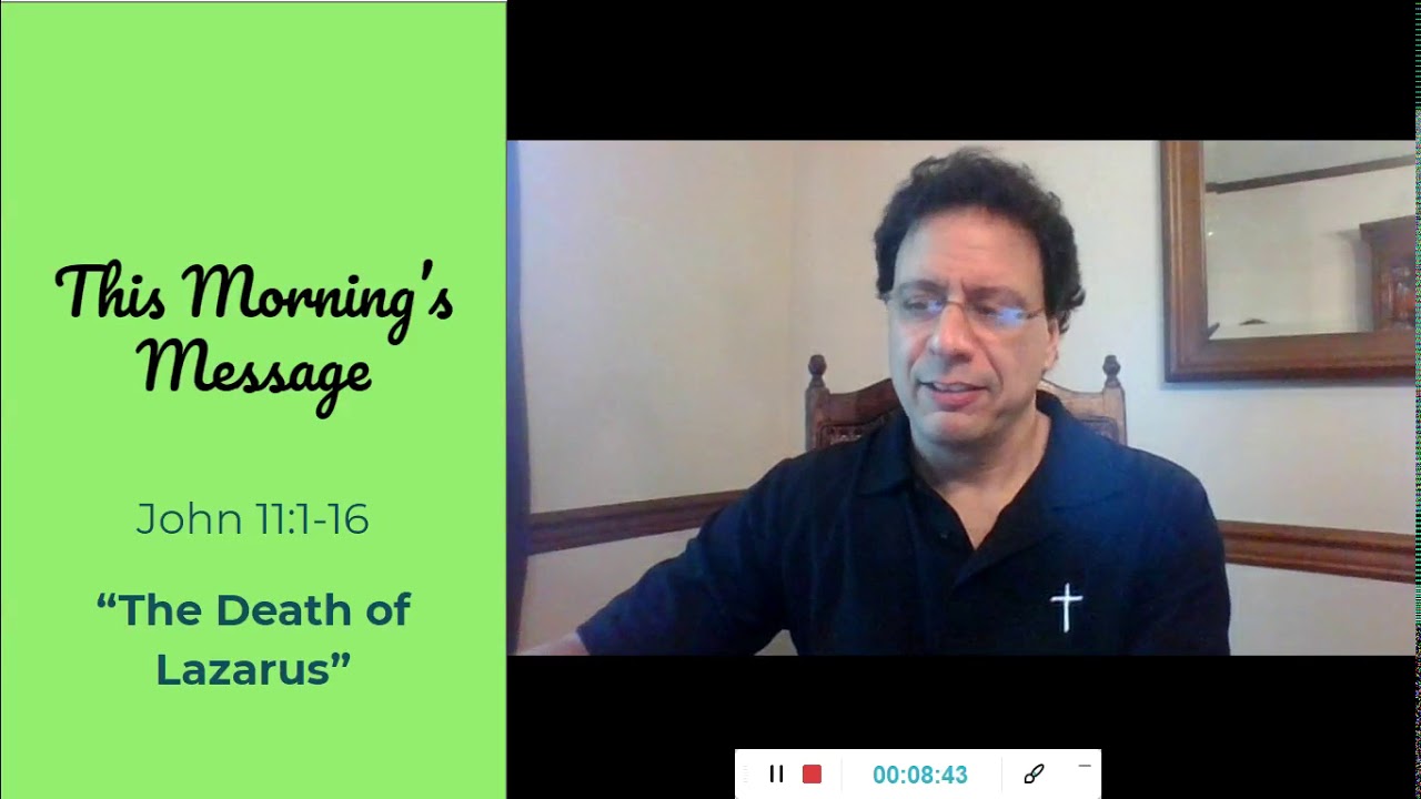 5/24/20 Sermon John 11116 YouTube