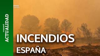 The fight against wildfires in Soneja (Castellón) and La Bisbal d'Empordà continues The fight against wildfires in Soneja (Castellón) and La Bisbal d'Empordà continues
