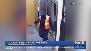 FBI Seeks To ID Man Who Robbed Bank In Orange Safety Vest