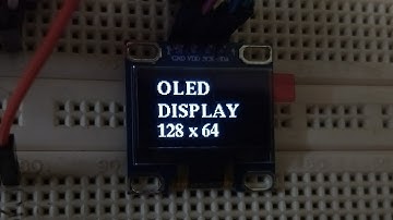 Arduino: OLED 128x64 i2c display interface