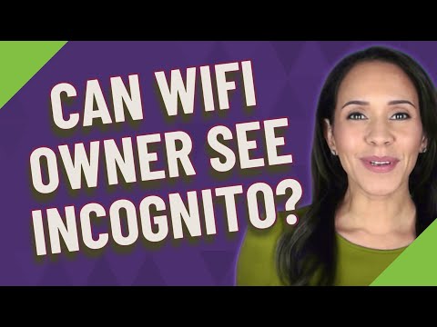 Can WiFi owner see incognito history?