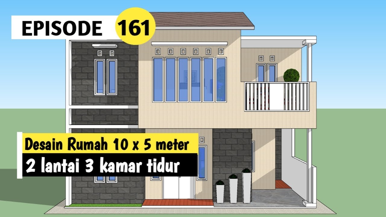 Request!! Rumah 10 x 5 meter dengan 2 Lantai