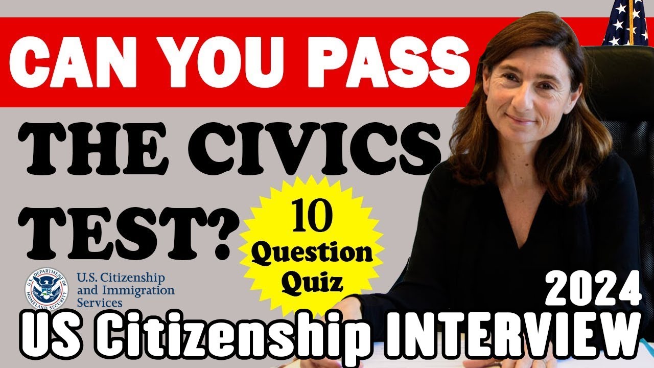 CAN YOU PASS the Civics Test for U.S Citizenship Interview 2024? [10