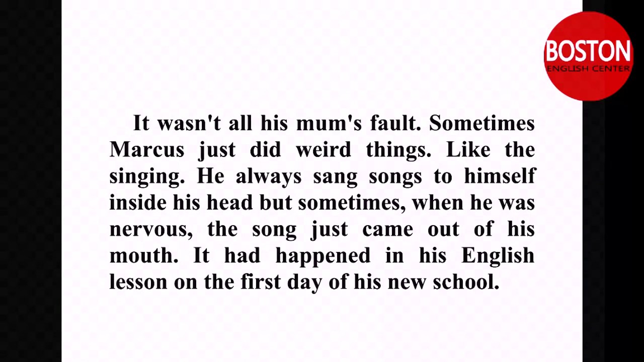 English listening    ABOUT A BOY     Learn english through audiobook