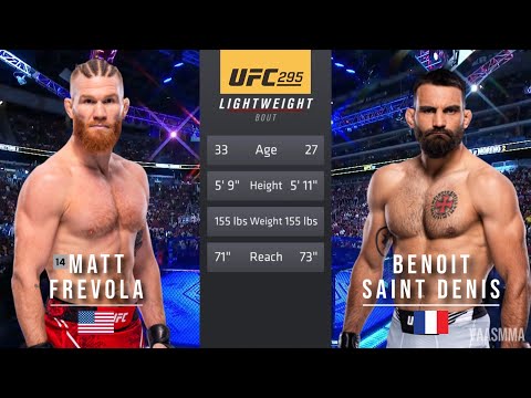 Benoît Saint Denis vs Matt Frevola fight footage