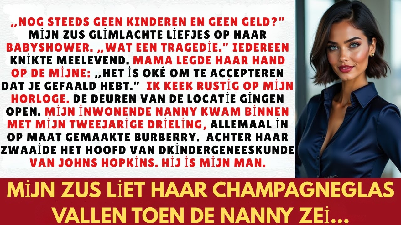 Mijn familie dacht dat ik een mislukking was. Geen man, geen kinderen, geen carrière – dat zeiden ze op het kraamfeest van mijn zus. Mijn moeder fluisterde dat ik nog tijd had, maar realistisch...