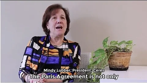 Why does U.S. business care about the Paris Agreement? Mindy Lubber