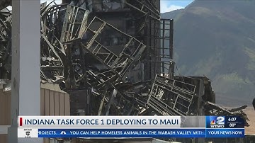 Indiana Task Force 1 deploying to assist Maui with deadly wildfire