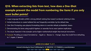 Prompt Engineering | One-Shot Prompting | Part 2 | Top 10 Intermediate Questions