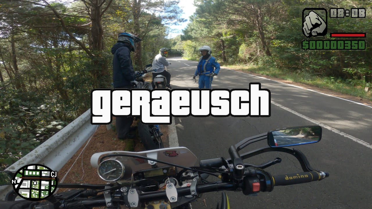 【4K】≪モタード≫白バイ隊員にナンパされた話｜Japanese Supermoto Lifestyle Part 23