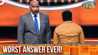 Steve Harvey Can't Believe This "Mustard" Logic! | Fast Money | Family Feud Classics