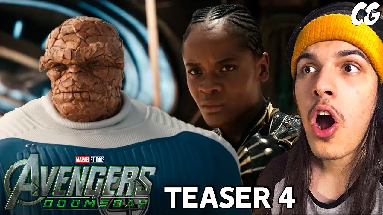 VINGADORES DOOMSDAY TEASER TRAILER 4!! QUARTETO FANTÁSTICO DE VOLTA! - React Avengers: Doomsday