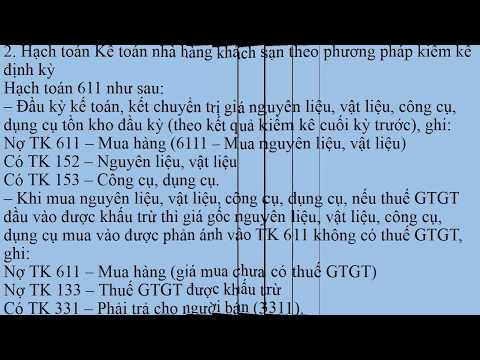 Video: Thủ tục kế toán khách sạn là gì?