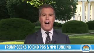Trump orders end to federal funding for PBS and NPR