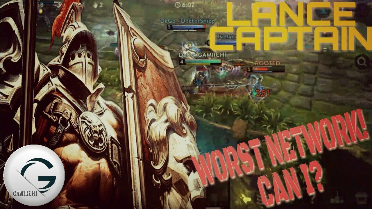 Vainglory - Ep 3: WORST NETWORK! CAN I? Lance Captain Protector Gameplay [Update 2.5]