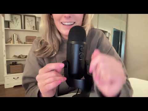 ASMR clicky whisper ramble in a rainstorm with personal attention