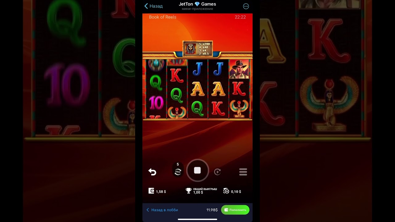 Book of reels empty bonus game 